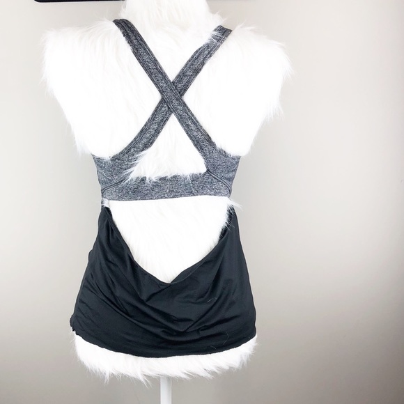 Victoria's Secret Tops - VSX sports bra with mesh tank top back drape small